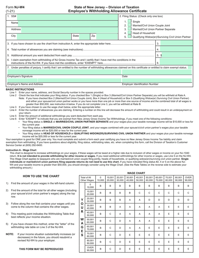 IRS W-4 screenshot